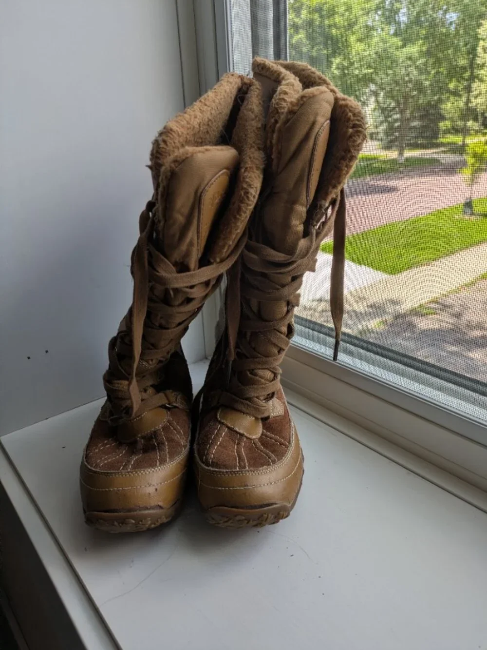 Pajar Canada Waterproof Leather Winter Boots – Tan/Brown (Size US 5-5.5 / EU 36)